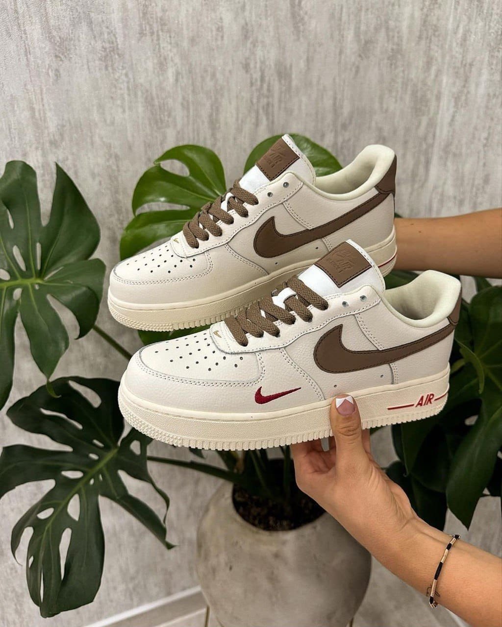 first-copy-nike-air-force-brown-swoosh-4