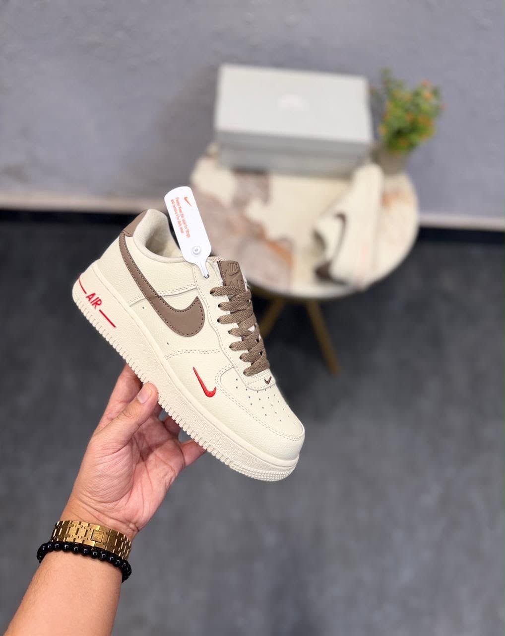 first-copy-nike-air-force-brown-swoosh